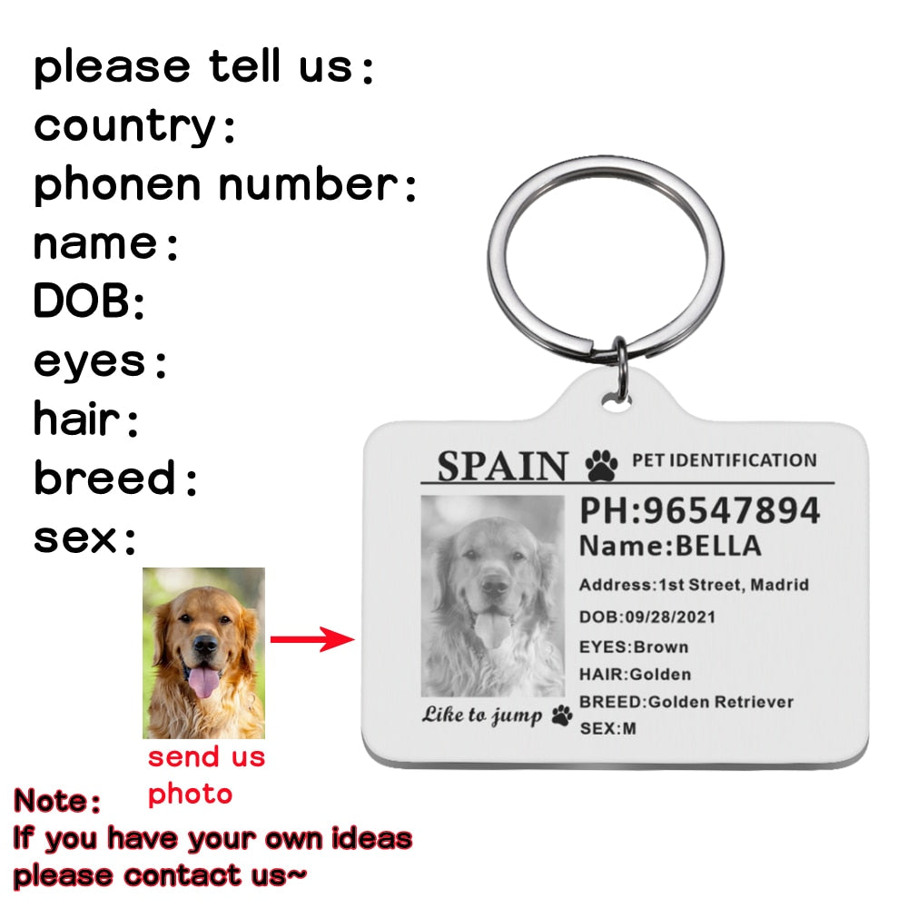 Custom Pet ID Tags