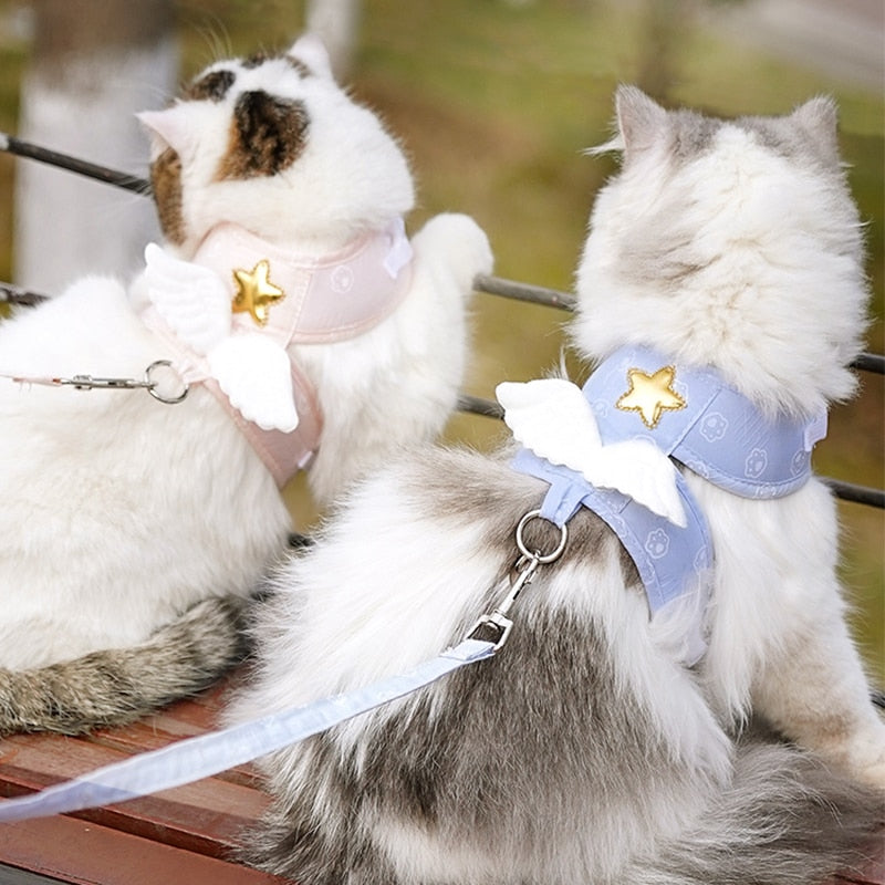 Cute Angel Cat Harness