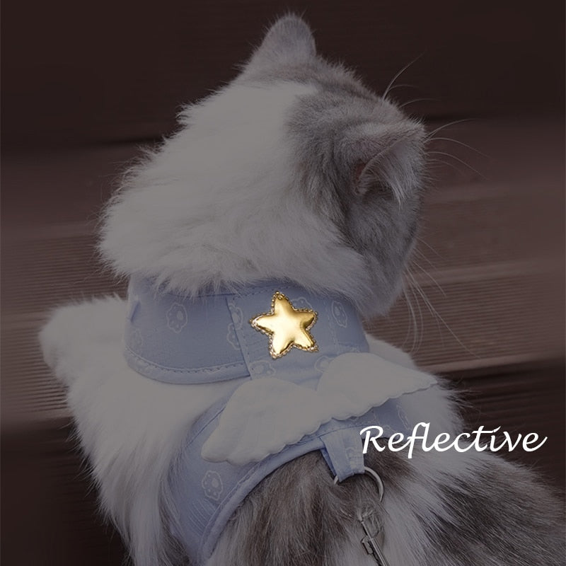 Cute Angel Cat Harness