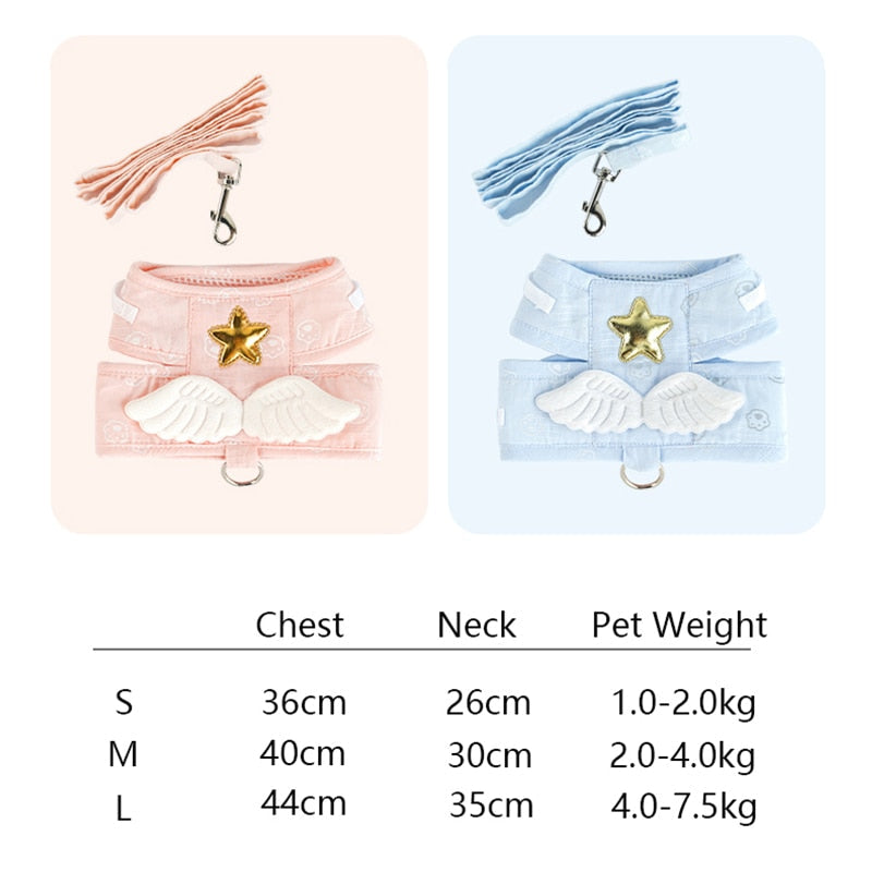 Cute Angel Cat Harness