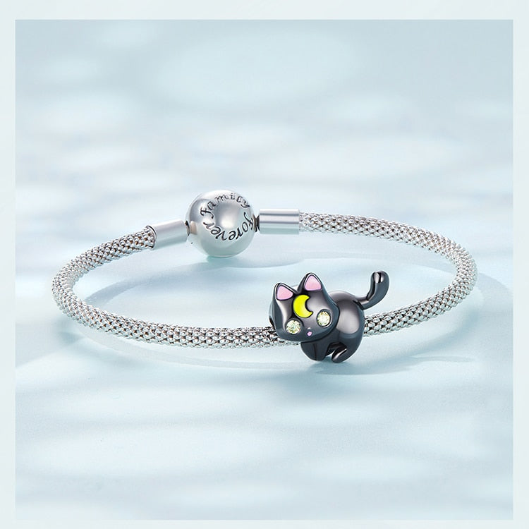 Cute Black Cat Charm