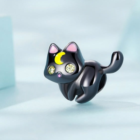 Cute Black Cat Charm