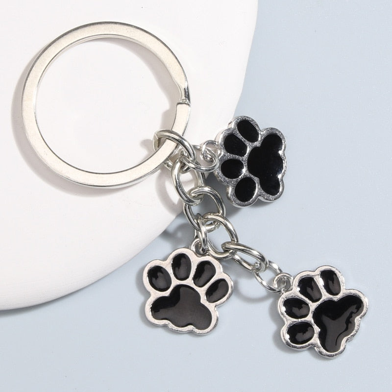 Cute Cat Paw Keychain