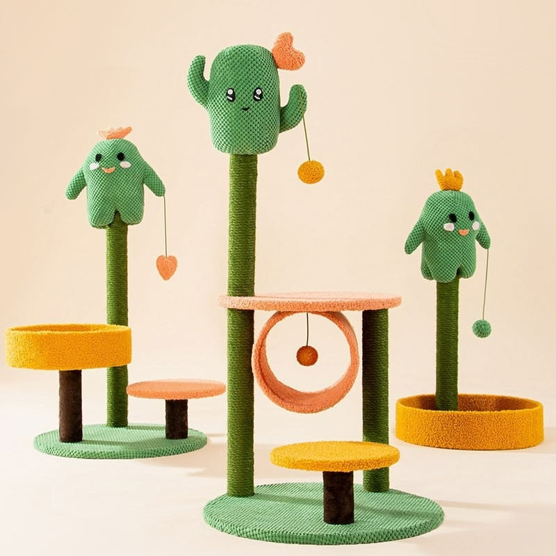 Cute Cat Scratching Post