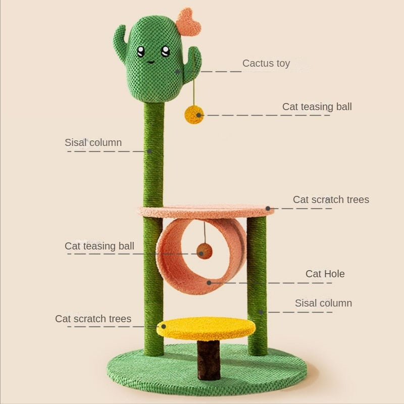 Cute Cat Scratching Post