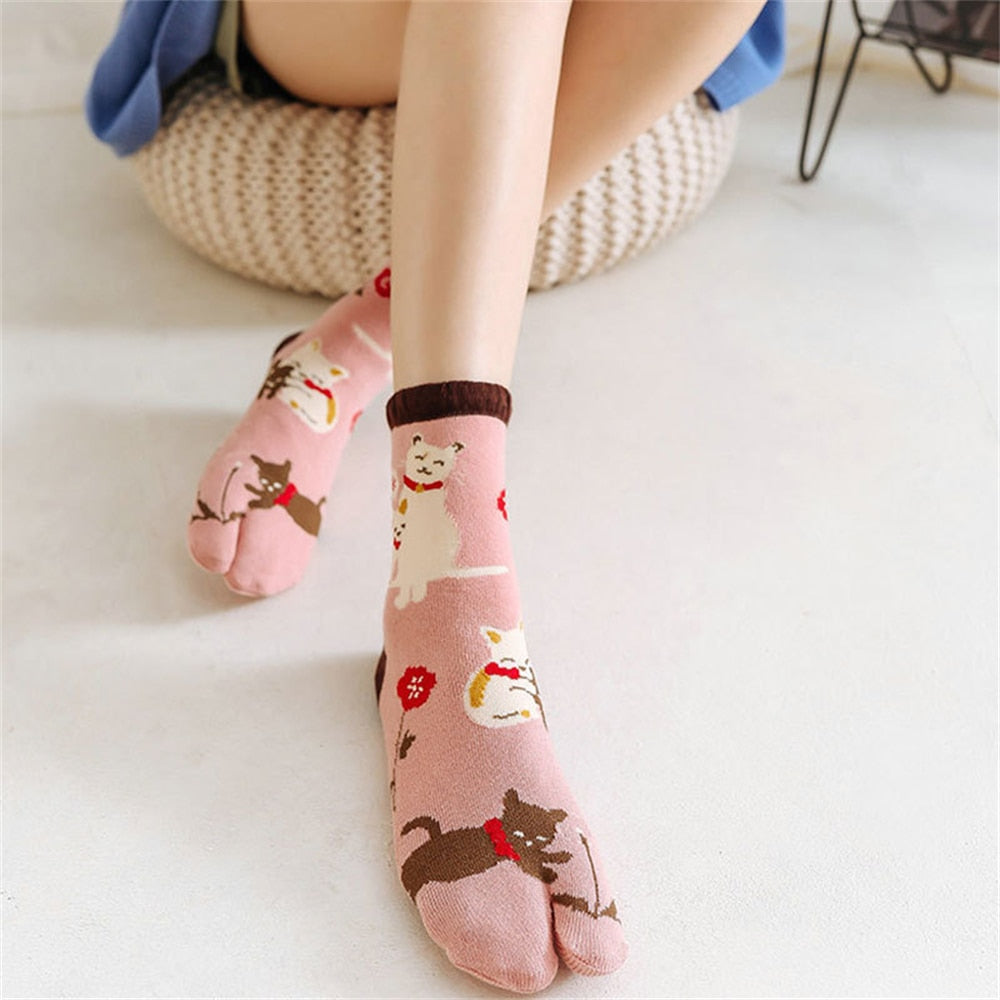 Cute Cat Socks