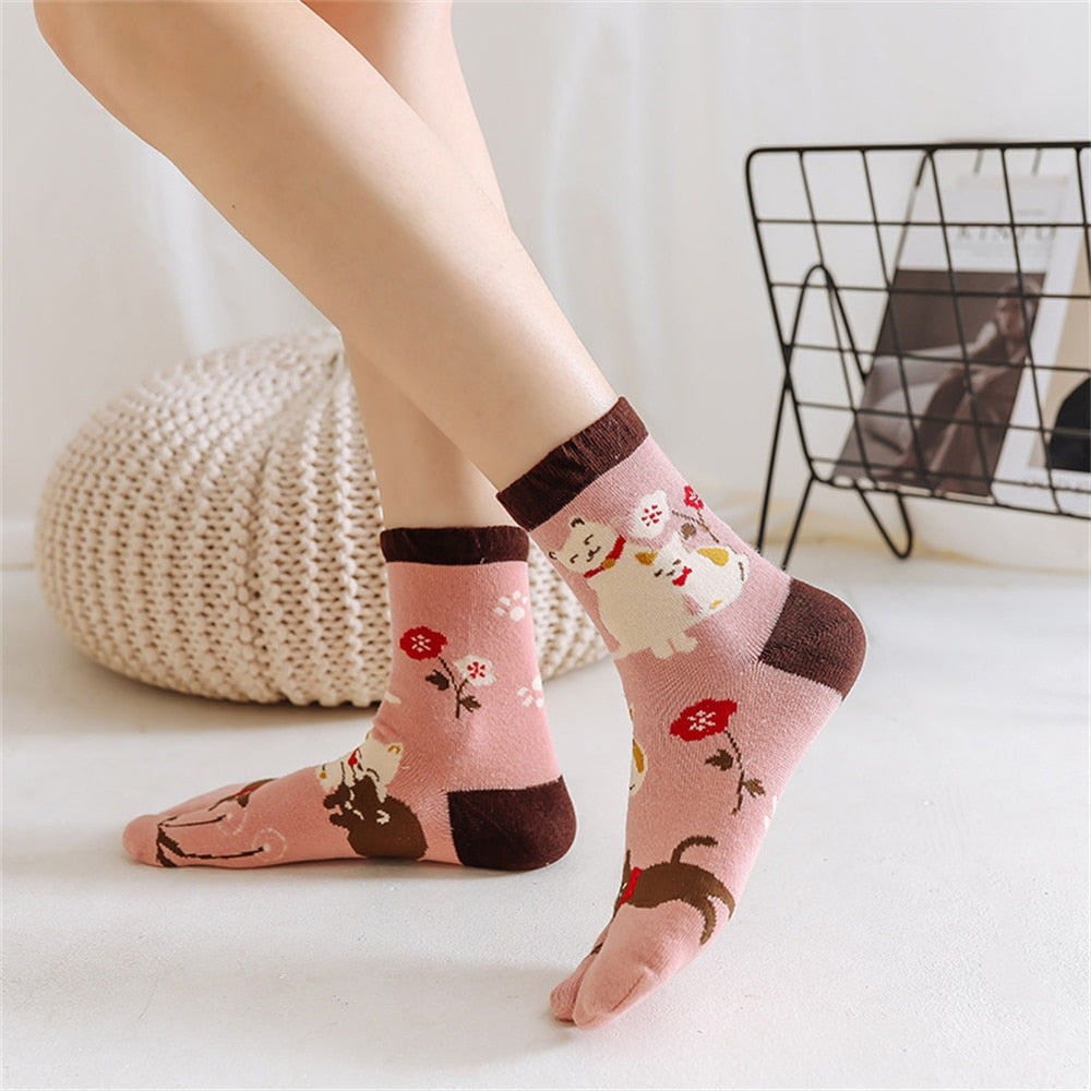 Cute Cat Socks