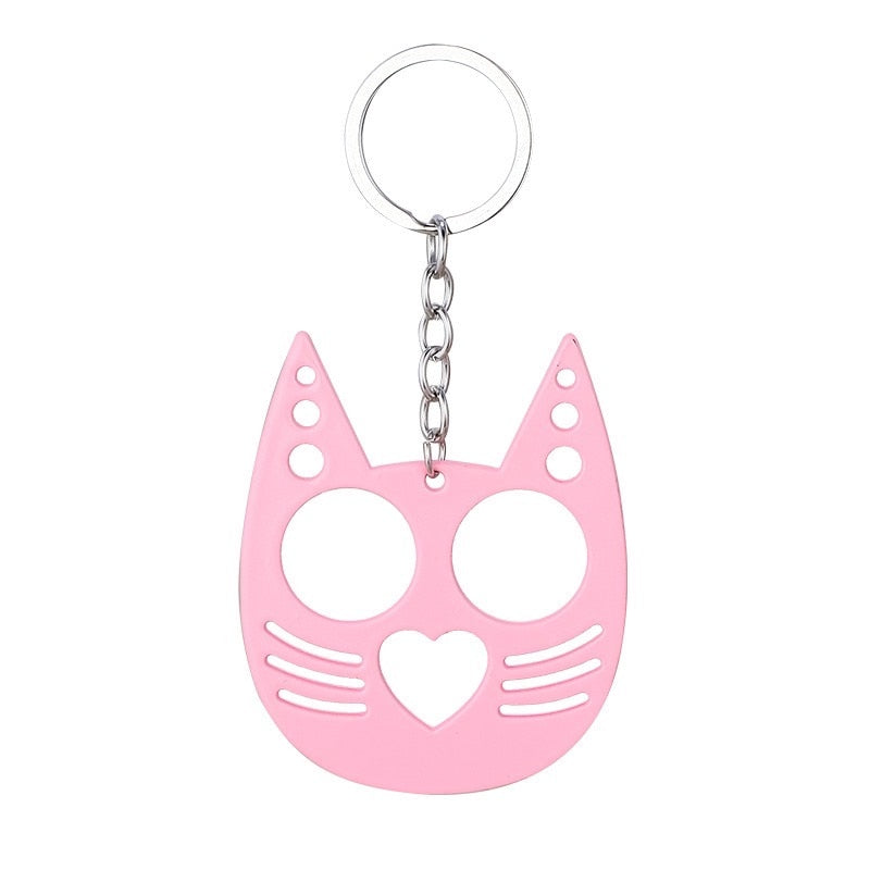 Cute Cat Stabber Keychain