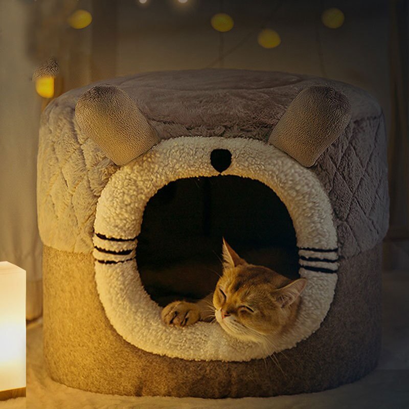 Cute Cave Cat Bed
