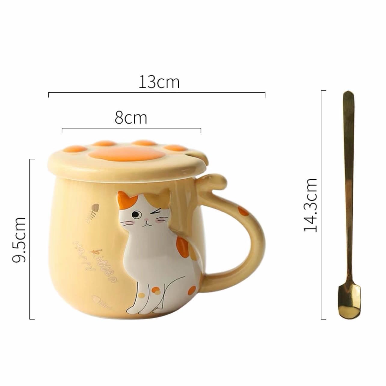 Cute Ceramic Cat Mug