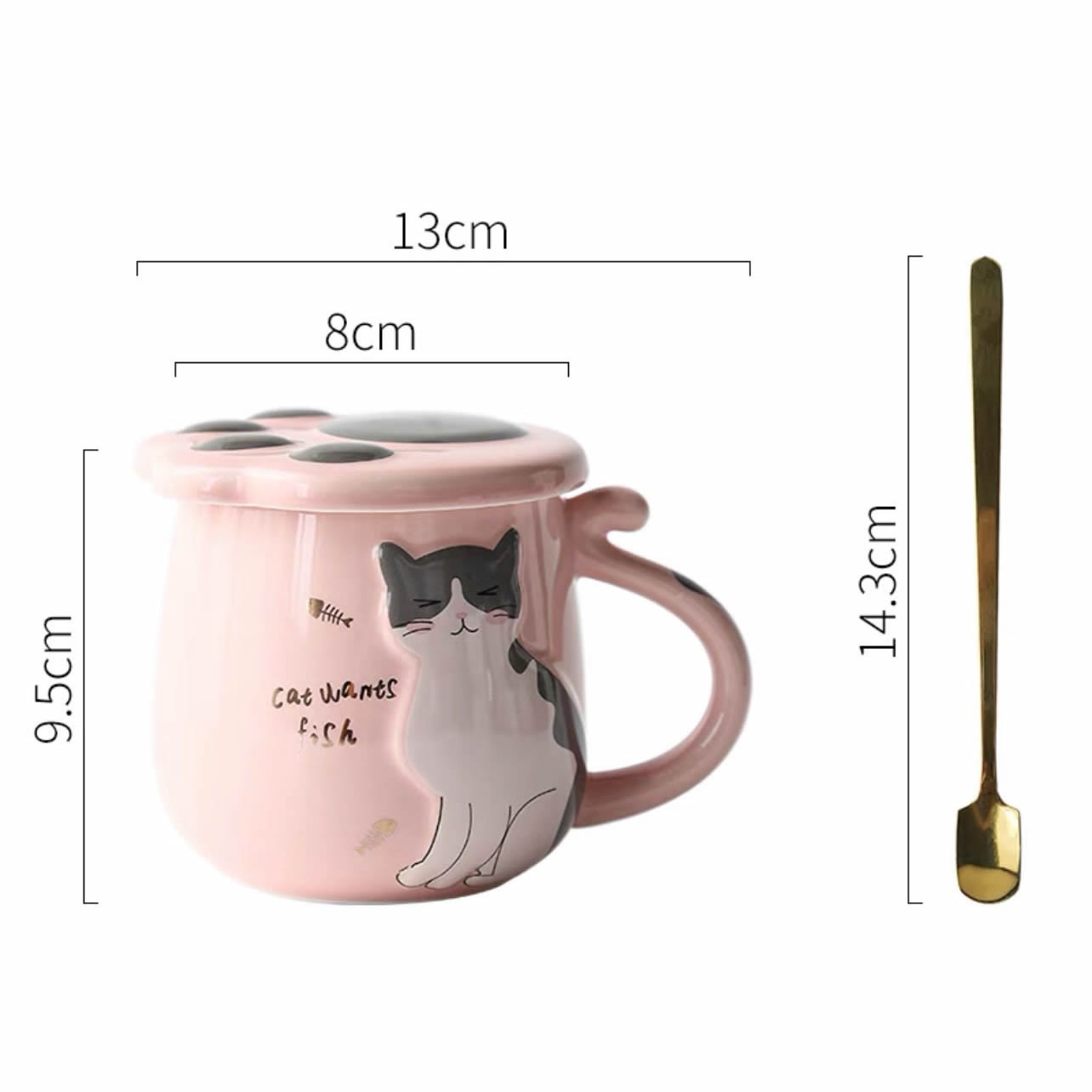 Cute Ceramic Cat Mug