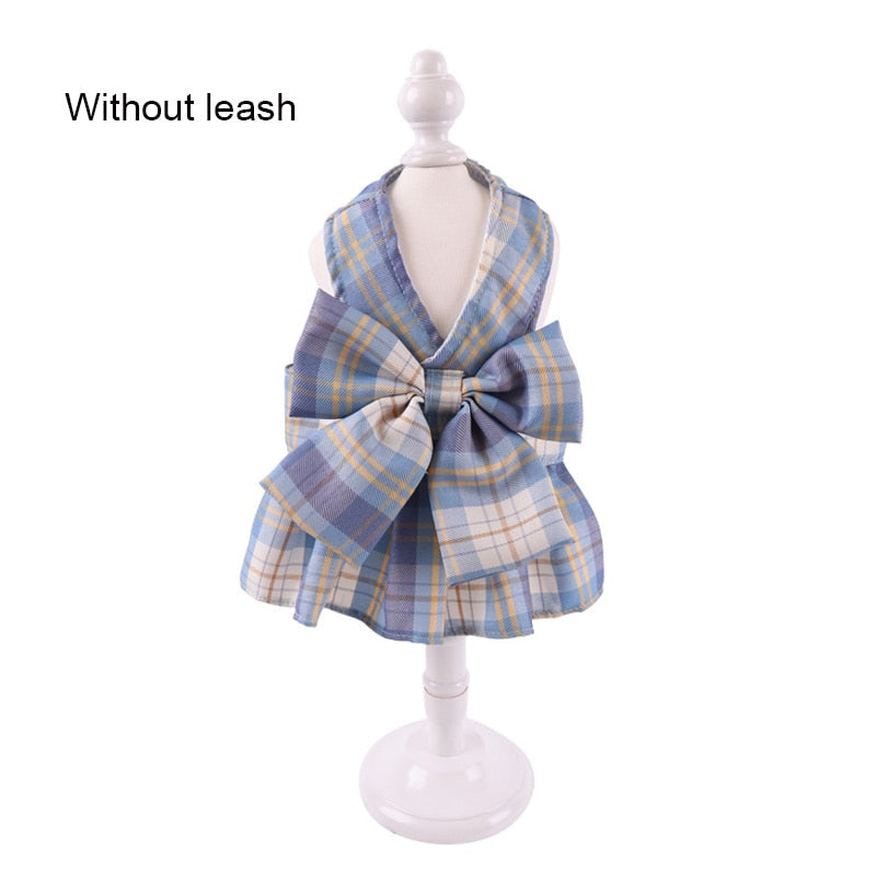 Cute Checkered Cat Dress