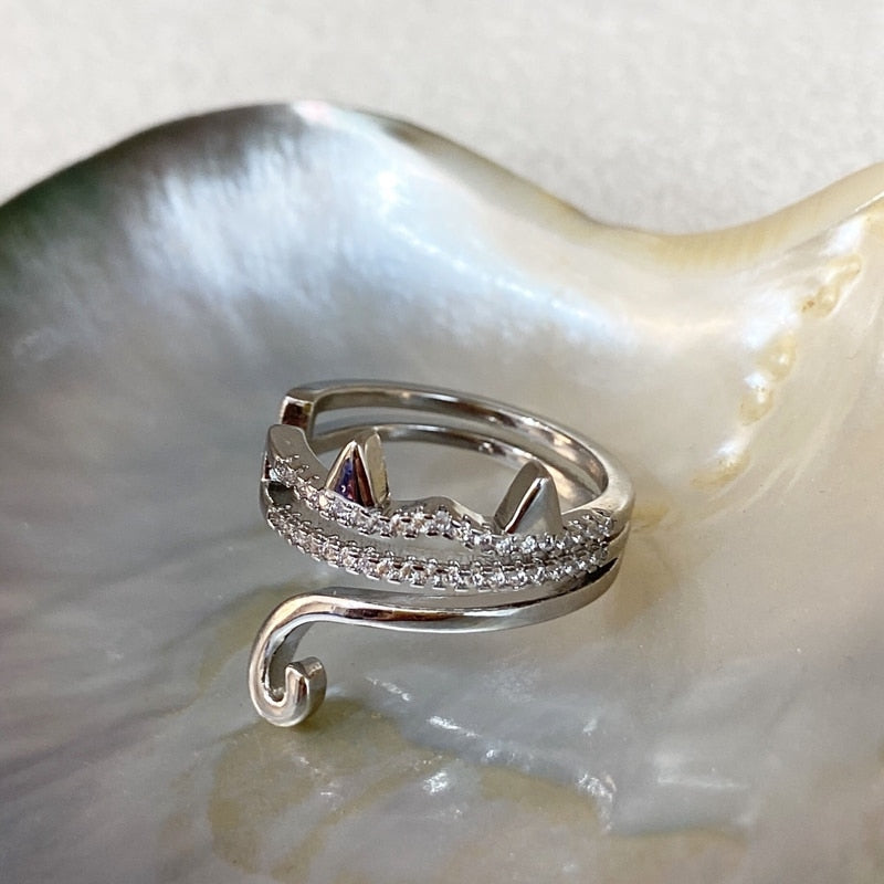 Cute Diamond Cat Ring