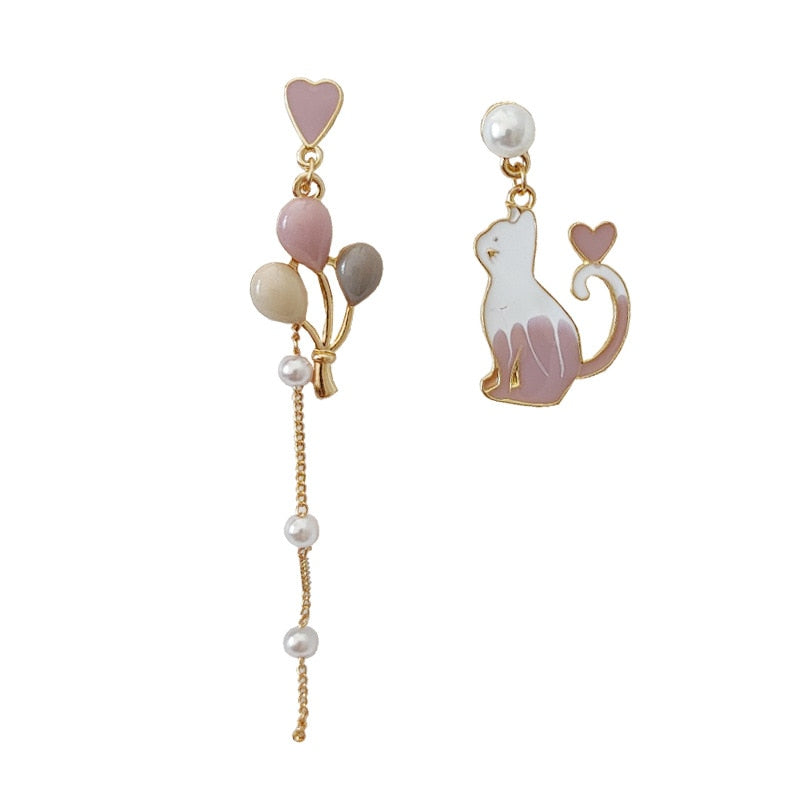 Cute Drop Cat Earrings
