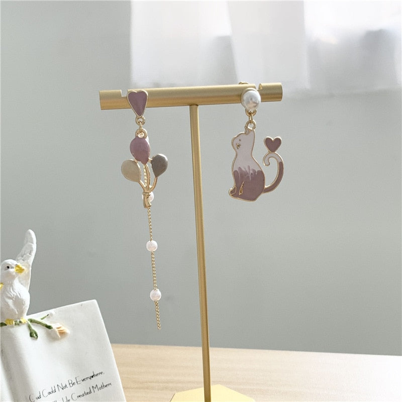 Cute Drop Cat Earrings