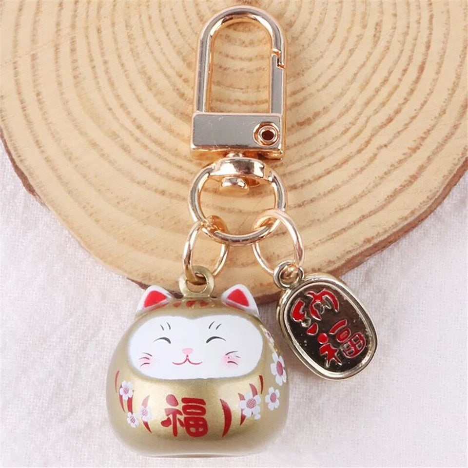 Cute Japanese Cat Keychain