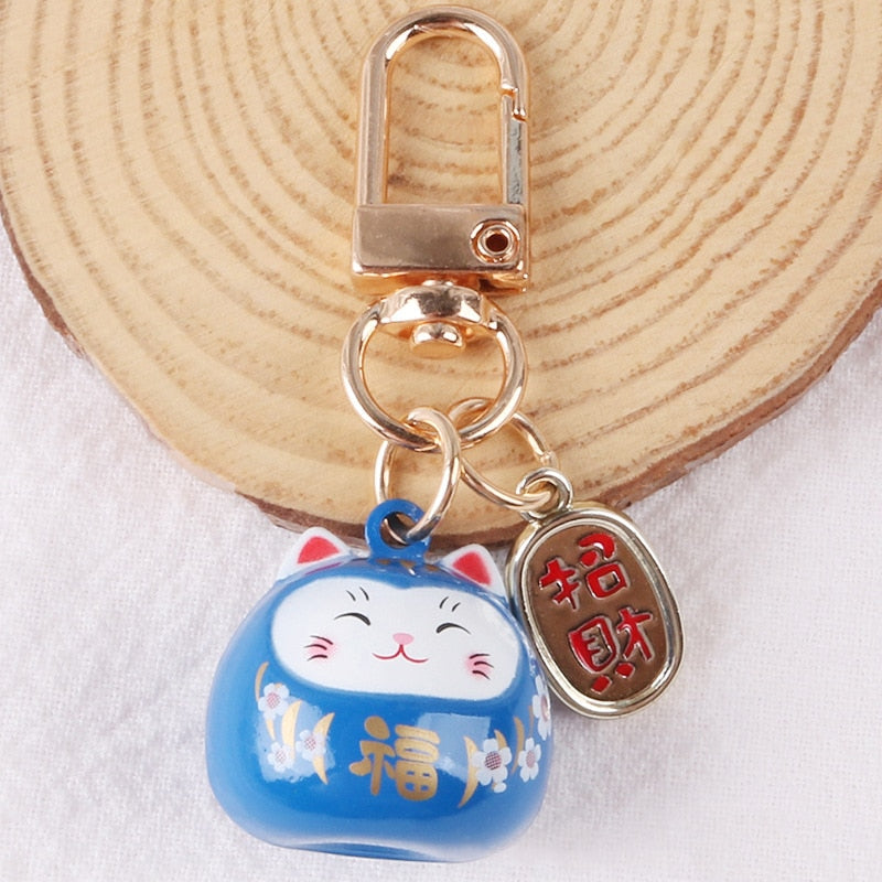 Cute Japanese Cat Keychain