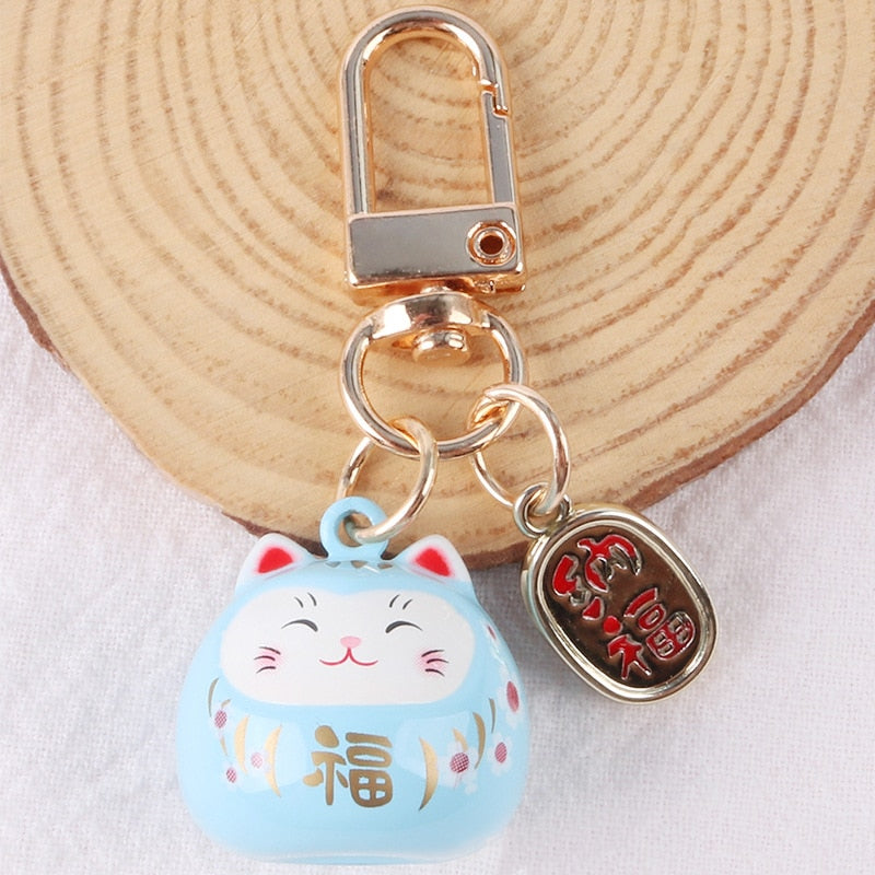 Cute Japanese Cat Keychain