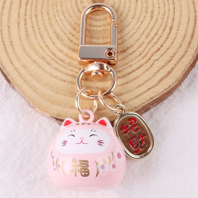 Cute Japanese Cat Keychain