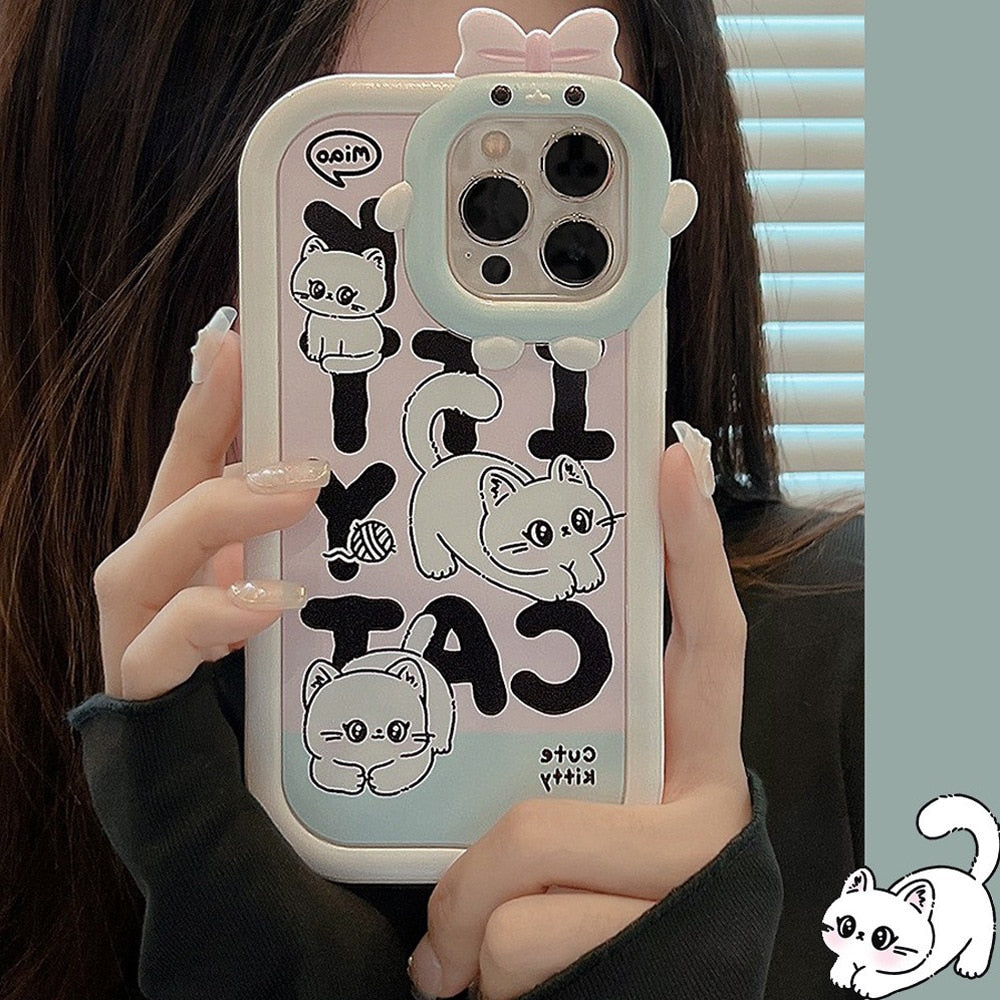 Cute Kitty Cat iPhone Case