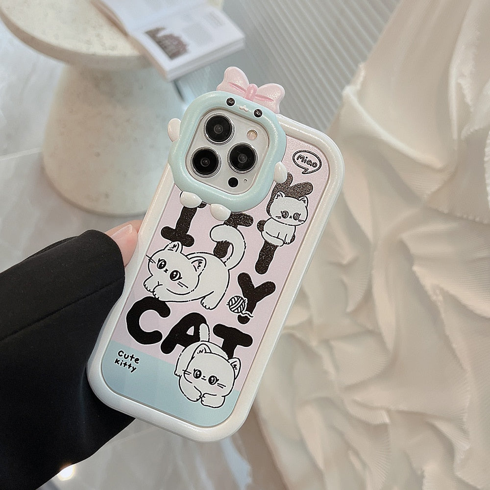 Cute Kitty Cat iPhone Case