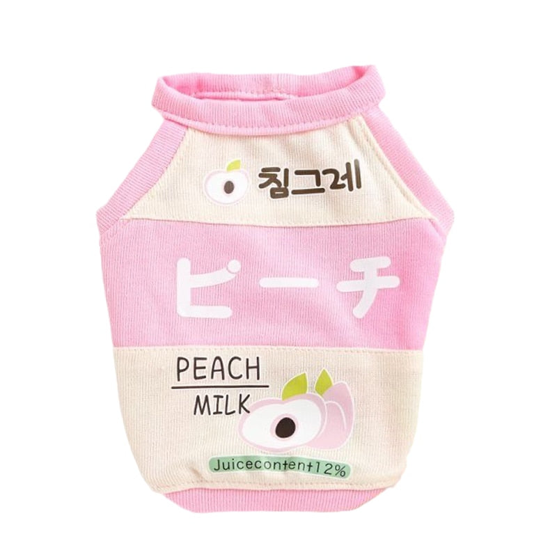 Cute Milk Clothes for Cats