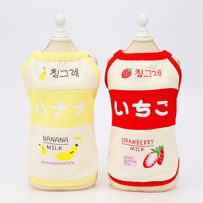 Cute Milk Clothes for Cats