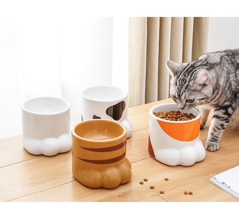 Cute Paw Cat Bowl