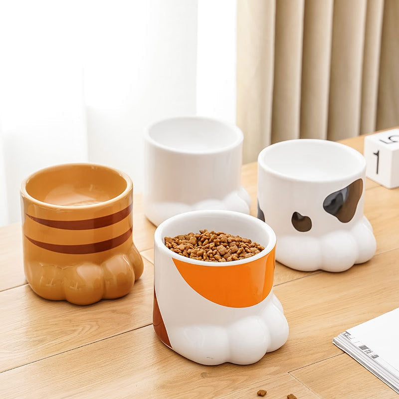 Cute Paw Cat Bowl