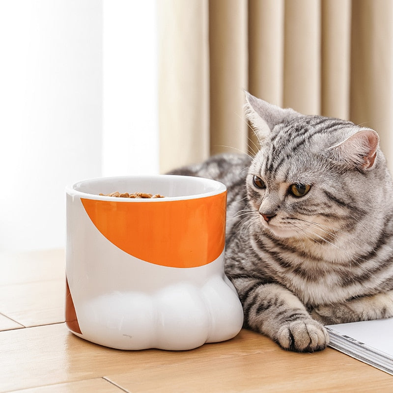 Cute Paw Cat Bowl