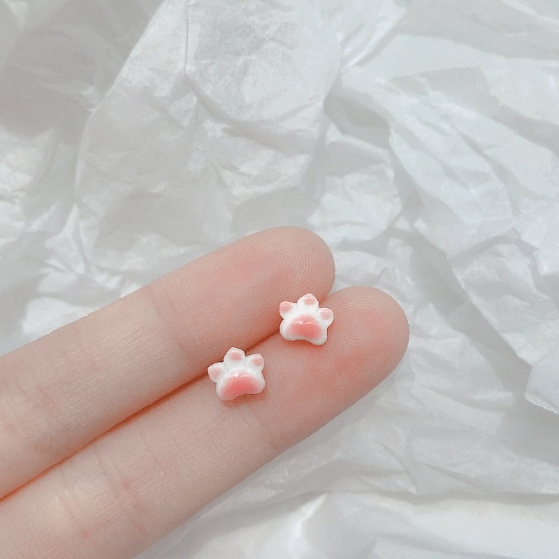 Cute Paw Cat Earrings