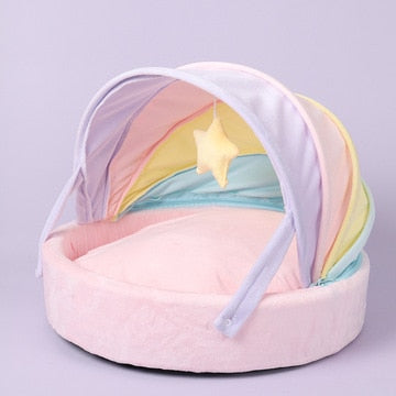 Cute Pink Cat Bed