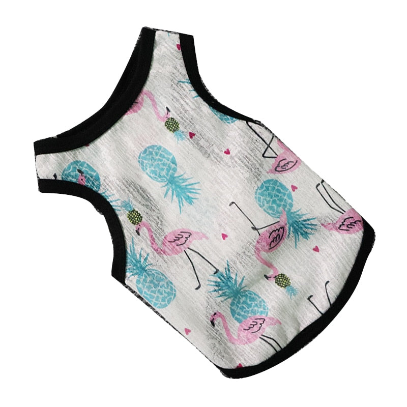 Cute Print Breathable Clothes for Cat