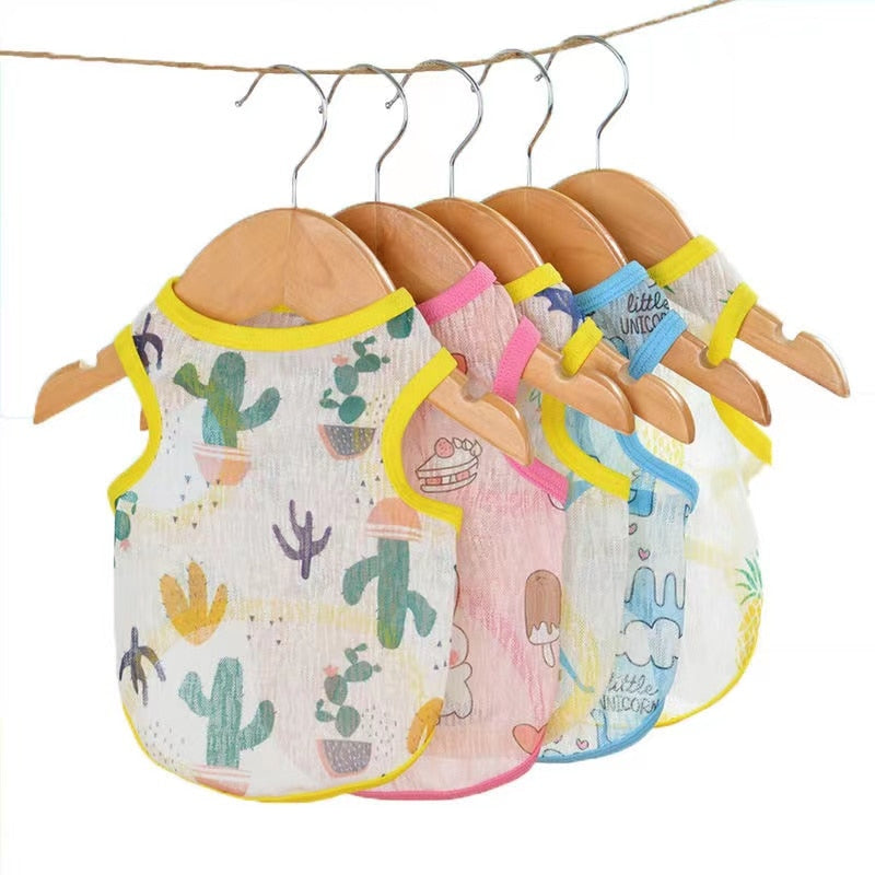Cute Print Breathable Clothes for Cat