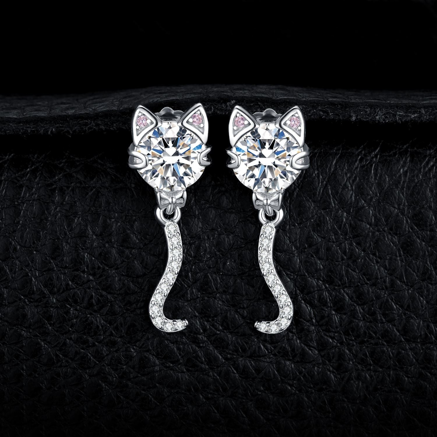 Dangle Cat Earrings