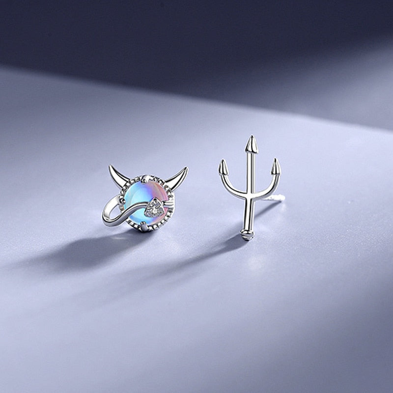 Devil Cat Earrings