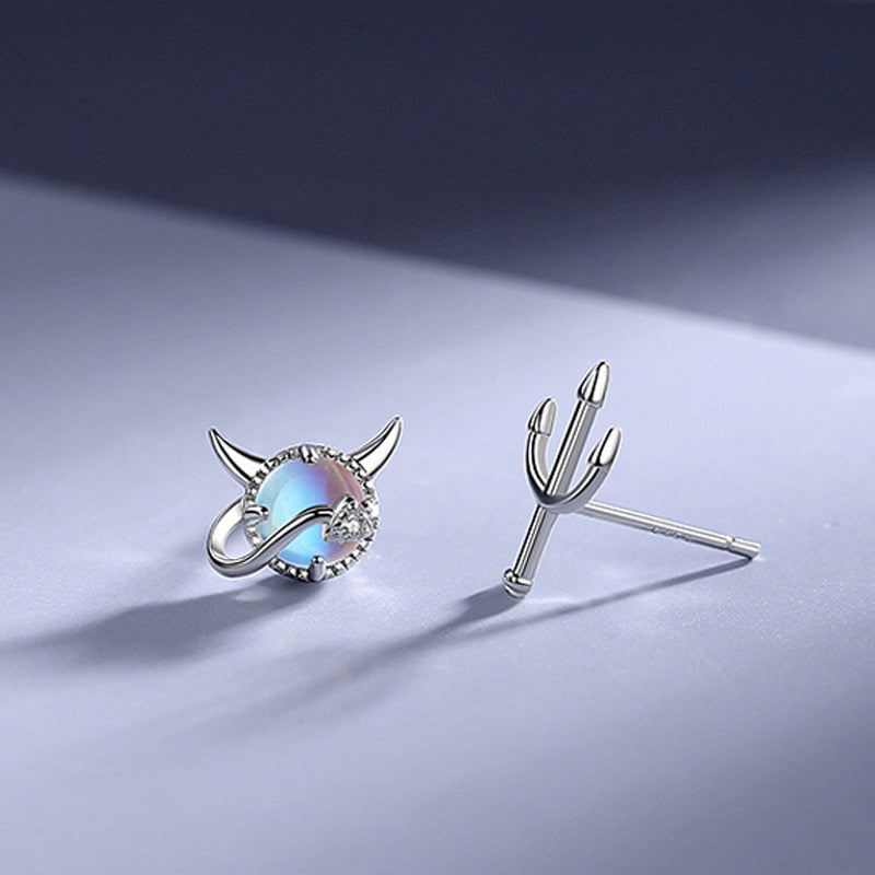 Devil Cat Earrings