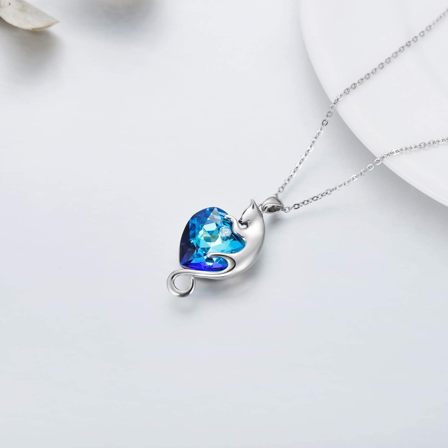 Diamond Cat Necklace