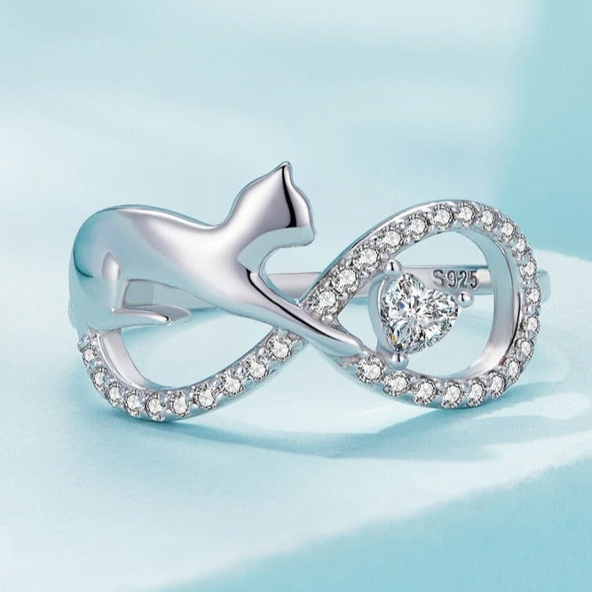 Diamond Cat Ring