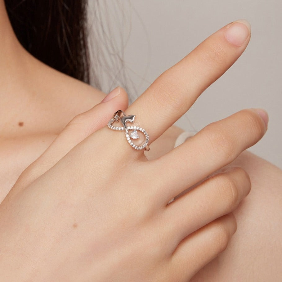 Diamond Cat Ring