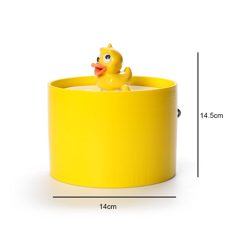 Duck Cat Water Fountain