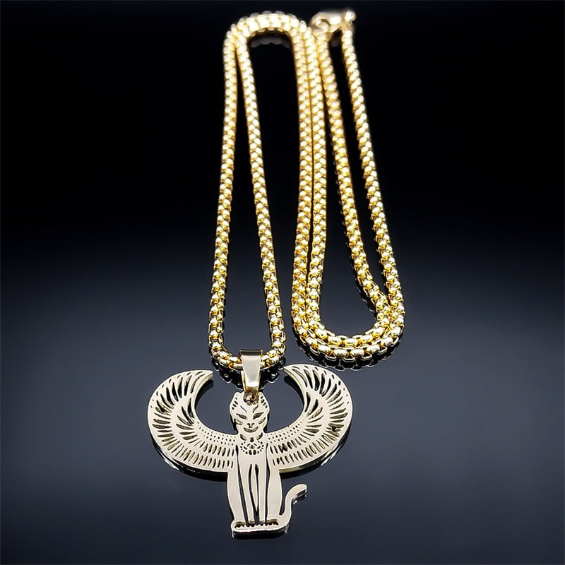 Egyptian Cat Necklace