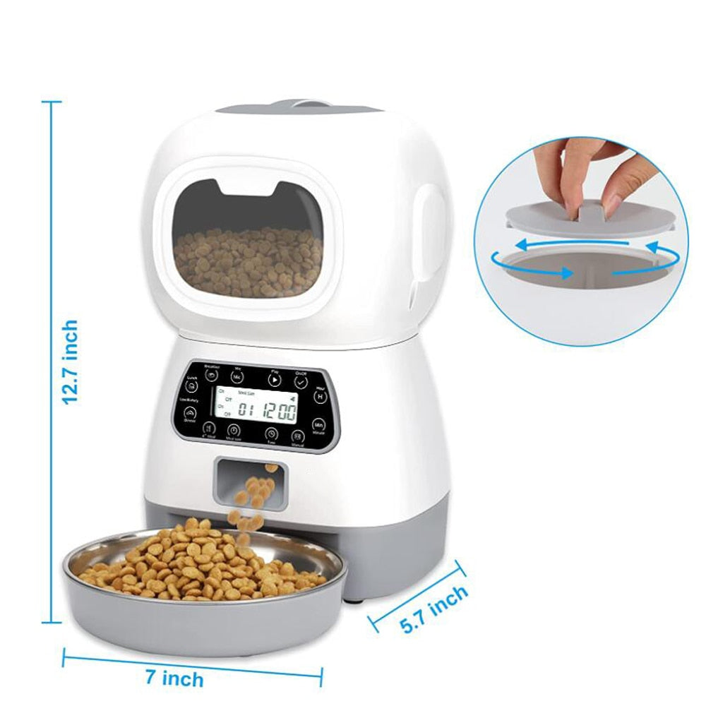 Electronic Cat Food Dispenser