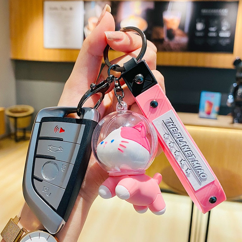 Elegant Cat Keychain