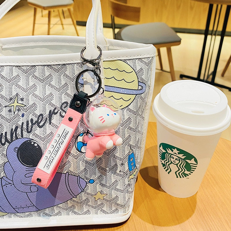 Elegant Cat Keychain