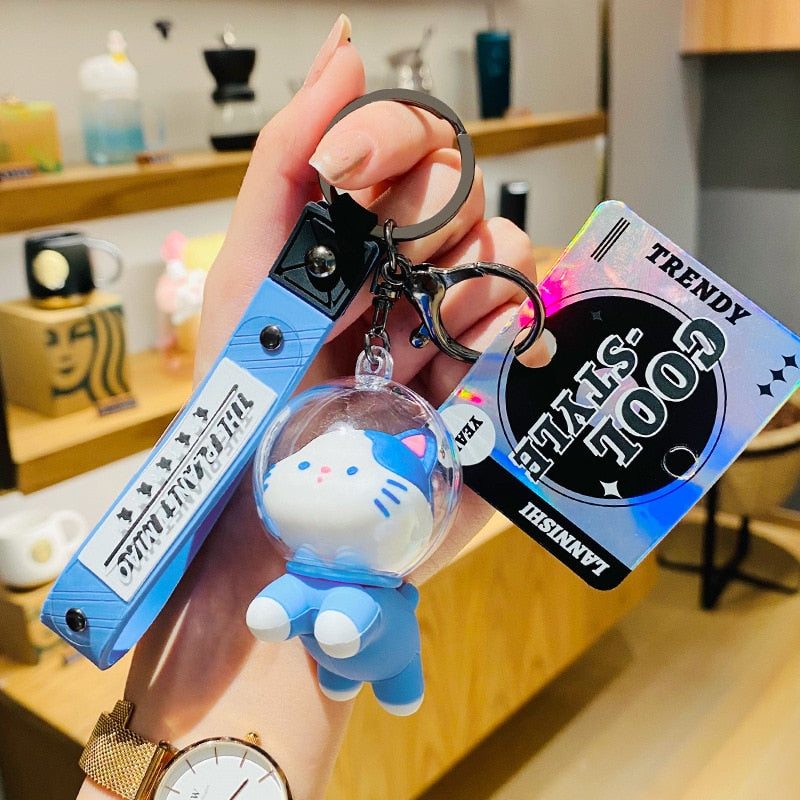 Elegant Cat Keychain