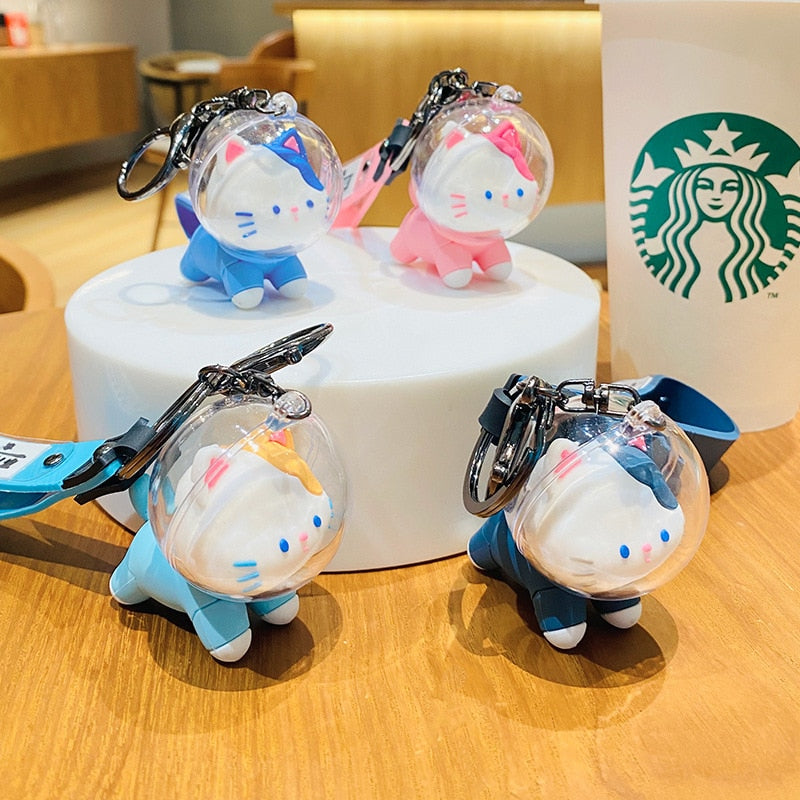 Elegant Cat Keychain