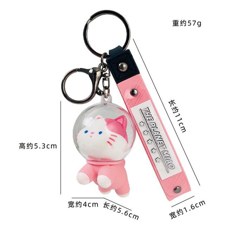 Elegant Cat Keychain