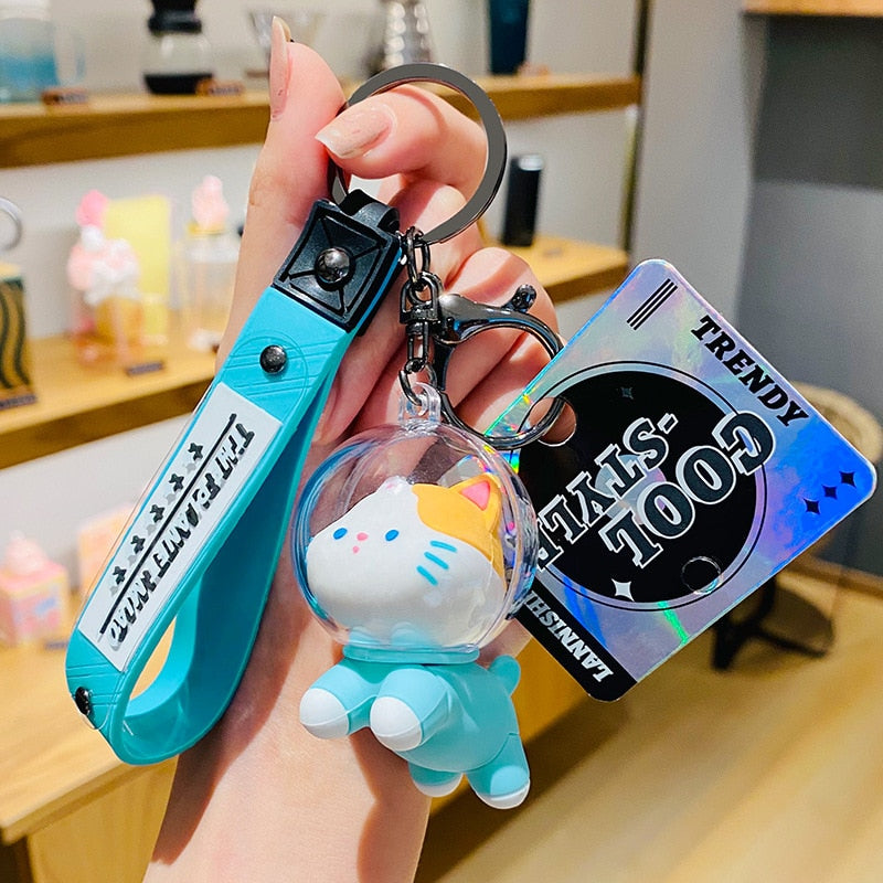 Elegant Cat Keychain