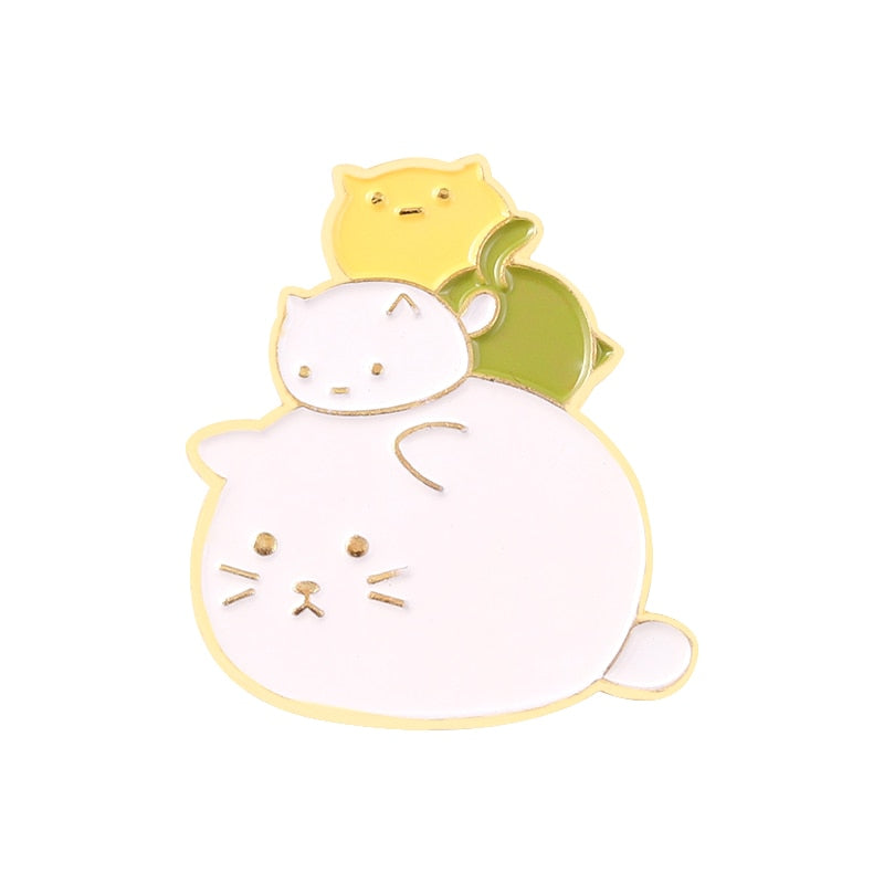 Enamel Cat Pins